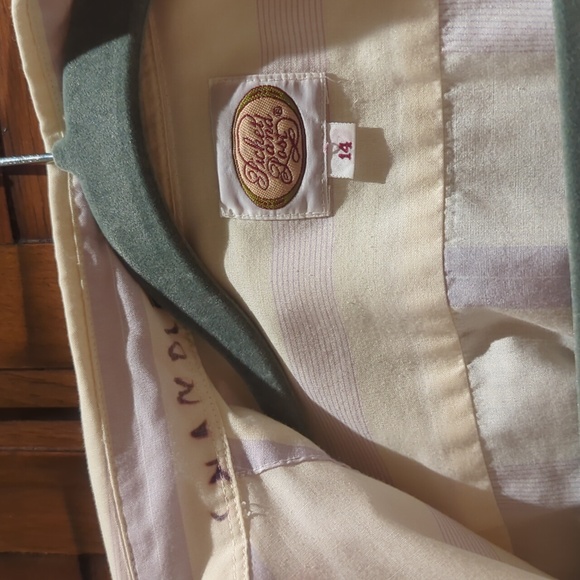 Vintage Button Down Picket and Post S/M - Picture 3 of 3